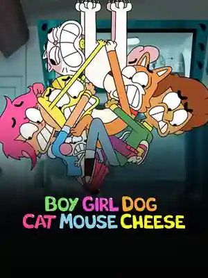 Boy Girl Dog Cat Mouse Cheese